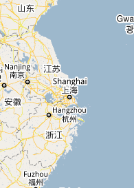 Mapa de Shanghi