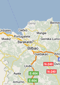 Mapa de Bilbao