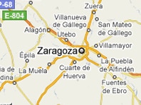 Mapa de Zaragoza
