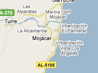 Mapa de Mojcar