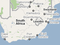 Mapa de Sudfrica