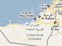 Mapa de Emiratos rabes Unidos