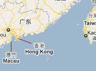 Mapa de Hong Kong