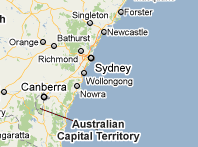 Mapa de Sydney