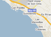 Mapa de Can Pastilla