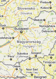 Mapa de Hungra