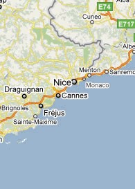 Mapa de Niza