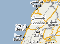 Mapa de Lbano