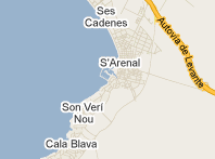 Mapa de El Arenal