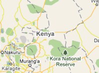 Mapa de Kenia