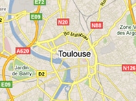 Mapa de Toulouse