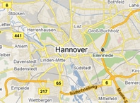 Mapa de Hanver