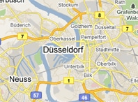 Mapa de Dusseldorf