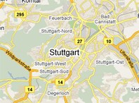 Mapa de Stuttgart