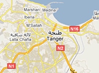 Mapa de Tnger