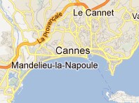 Mapa de Cannes