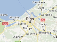 Mapa de Riga