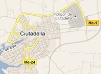 Mapa de Ciudadela