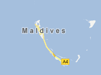 Mapa de Islas Maldivas