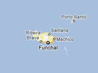 Mapa de Funchal