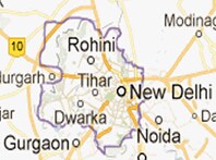 Mapa de Nueva Delhi