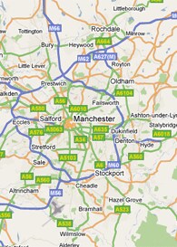 Mapa de Manchester