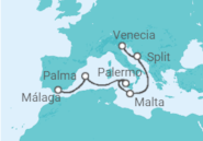 Itinerario del Crucero España, Italia, Malta, Croacia - MSC Cruceros