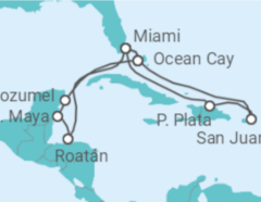 Itinerario del Crucero Caribe al completo I - MSC Cruceros