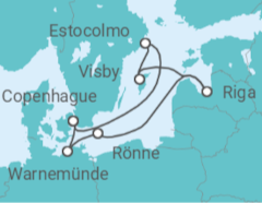 Itinerario del Crucero Alemania, Letonia, Suecia - MSC Cruceros