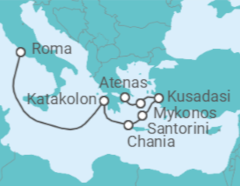 Itinerario del Crucero Lo mejor de Grecia - Royal Caribbean
