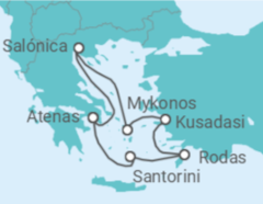 Itinerario del Crucero Grecia, Turquía - Celebrity Cruises