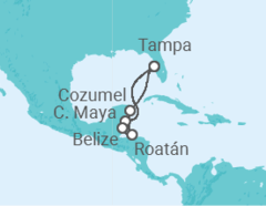 Itinerario del Crucero Belice, Honduras, México - Royal Caribbean