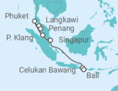 Itinerario del Crucero Tailandia, Malasia - Celebrity Cruises