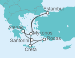 Itinerario del Crucero La Grecia que no te esperas - Costa Cruceros