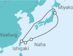 Itinerario del Crucero Japón, Taiwán - MSC Cruceros