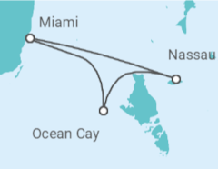 Itinerario del Crucero Bahamas, Estados Unidos - MSC Cruceros