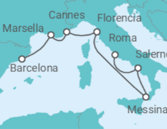 Itinerario del Crucero Niza, Florencia y Costa Amalfitana - NCL Norwegian Cruise Line