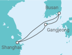 Itinerario del Crucero Corea Del Sur - MSC Cruceros