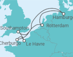 Itinerario del Crucero Holanda, Francia, Reino Unido - con vuelos - MSC Cruceros