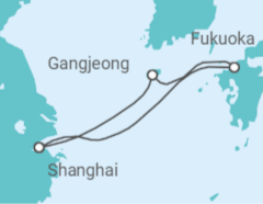 Itinerario del Crucero Corea del Sur, Japón - MSC Cruceros
