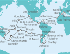 Itinerario del Crucero Vuelta al mundo 2027 - MSC Cruceros