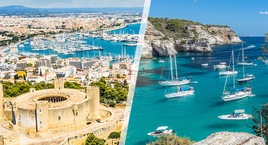 Mallorca y Menorca con coche de alquiler