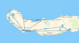 Ruta por la Isla de São Miguel
