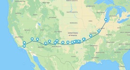 Ruta 66, desde Chicago hasta Los Ángeles