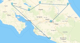 Tortuguero, Arenal, Monteverde y Manuel Antonio