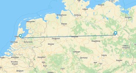 Berlín y Ámsterdam en avión