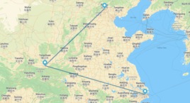 Pekín, Xian y Shanghái