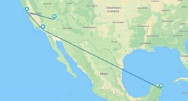 Las Vegas, San Francisco, Los Ángeles y Riviera Maya