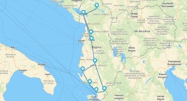 Ruta de Albania en estado puro