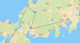 Tokio, Nagoya, Takayama, Kanazawa, Kioto y Osaka